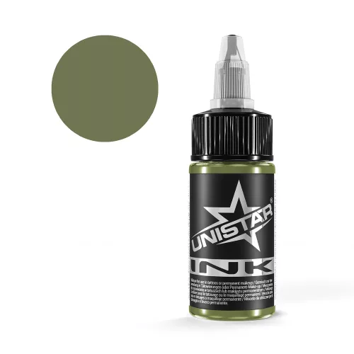 Unistar Ink Olive 30 ml tetováló festék – REACH-kompatibilis, Kwadron