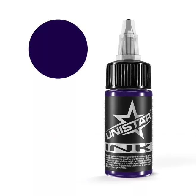 Unistar Ink Nightshade Blue 30 ml tetováló festék – REACH-kompatibilis, Kwadron