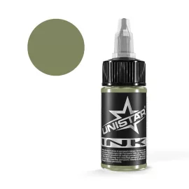 Unistar Ink Soft Pale Green 30 ml tetováló festék – REACH-kompatibilis, Kwadron