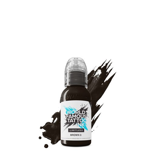 World Famous Tattoo Ink Brown 3 (30ml) EU REACH tetováló festék