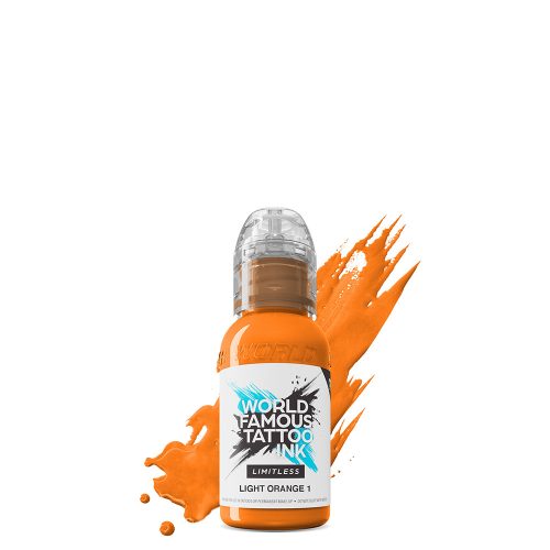 World Famous Tattoo Ink Light Orange 1 (30ml) EU REACH tetováló festék