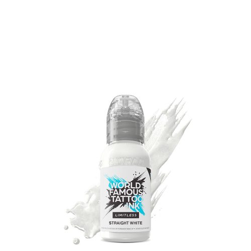 World Famous Tattoo Ink Straight White (30ml) EU REACH tetováló festék