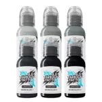 World Famous Tattoo Ink Warm Black 1 (30ml) EU REACH tetováló festék