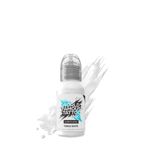 World Famous Limitless Ink Michele Turco White (30ml) EU REACH tetováló festék